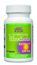 Rhodiola (150mg 30 capsules)* Natural Factors
