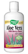 Aloe Vera Gel & Juice (Berry 1 ltr) Nature's Way