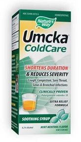 Umcka ColdCare Menthol Syrup (4 oz) Nature's Way