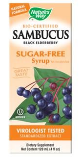 Sambucus Syrup Sugar Free (4oz) Nature's Way