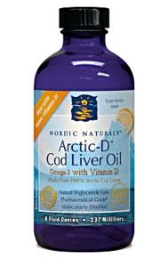Arctic-D Cod Liver Oil*(Orange 8 oz) Nordic Naturals