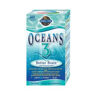 Oceans 3 - Better Brain (90 Soft Gels)* Garden of Life