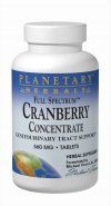 Full Spectrum Cranberry Concentrate (560mg 90 tablets)* Planetary Herbals