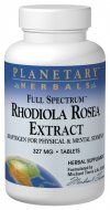 Full Spectrum Rhodiola Rosea Extract  (327mg  60 tablets)* Planetary Herbals