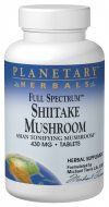 Full Spectrum Shiitake Mushroom (430mg 30 tablets)* Planetary Herbals