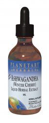 Ashwagandha Lemon Flavor Liquid Extract (2 oz)* Planetary Herbals