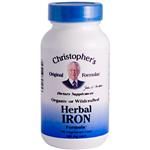 Herbal Iron (100 Caps) Christophers Original Formulas