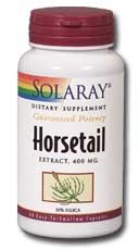 Horsetail Extract (400 mg 60 capsules) Solaray Vitamins