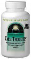 Calm Thoughts (45 tabs)* Source Naturals