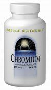 Chromium (200 mcg 250 tabs)* Source Naturals