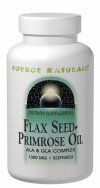 Flax Seed-Primrose Oil (1300 mg 180 softgels)* Source Naturals