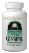 Panax Ginseng (648 mg-250 tabs) Source Naturals