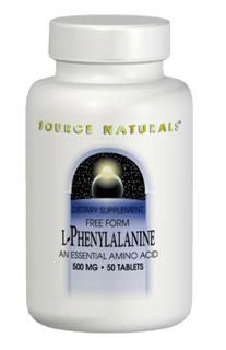 L-Phenylalanine (500 mg-50 tabs)* Source Naturals