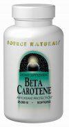 Beta Carotene (25000 IU 250 softgels)* Source Naturals