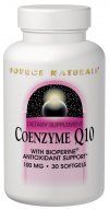 Coenzyme Q10 with Bioperine (100 mg 90 softgels)* Source Naturals