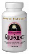Gluco-Science (180 tabs)* Source Naturals