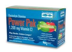 NEW! Electrolyte Stamina Power Pak Cherry Limeade Flavor (8 box/ 32 packets) Trace Mineral Research