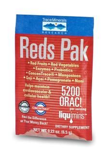 Reds Pak (30 pak) Trace Mineral Research