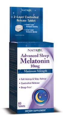 Advanced Sleep Melatonin (10mg - 60 tablets) Natrol