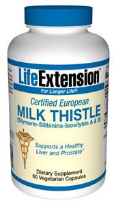 Certified European Milk Thistle (60 capsules)* Life Extension