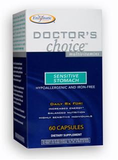 Doctor's Choice Multivitamin for Sensitive Stomachs (60 caps) Enzymatic Therapy