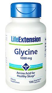 Glycine (1000 mg 100 capsules)* Life Extension