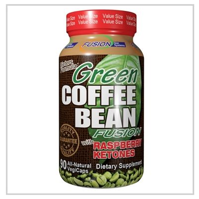 Green Coffee Bean Fusion with Raspberry Ketones (90 vcaps) Nutri-Fusion Systems