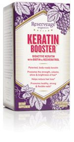 Keratin Booster with Biotin & Resveratrol (60 caps)* ReserveAge Organics