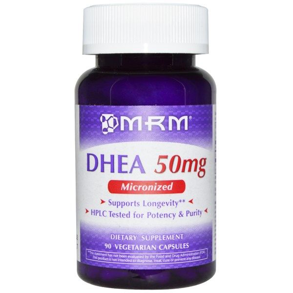 DHEA Micronized 50mg (90 V Caps) Metabolic Response Modifiers