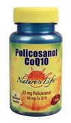 Policosanol CoQ10 cholesterol reducing formula (30 Vcaps) Nature's Life