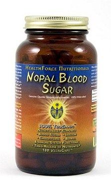 Nopal Blood Sugar  Nopal Cactus (180 caps)* HealthForce Nutritionals