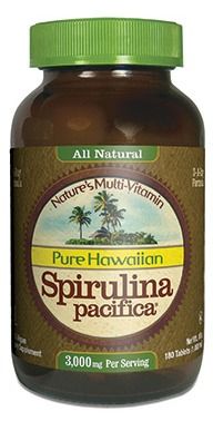 Pure Hawaiian Spirulina (1000mg) 180 tablets)* Nutrex Hawaii