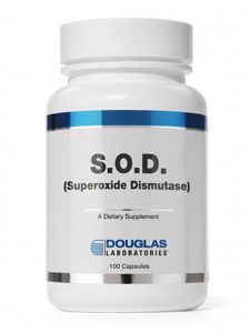 SOD Superoxide Dismutase (100 caps)* Douglas Labs