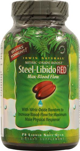 Steel Libido Red (75 softgels)* Irwin Naturals