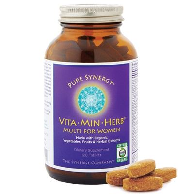 Organic Vita-Min-Herb Multi for Women (120 tabs)* The Synergy Company