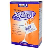 Pure Xylitol (75 packets, 5.39 oz) NOW Foods
