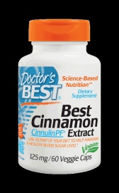 Best Cinnamon Extract Cinnulin PF (125 mg - 60 capsules) Doctor's Best
