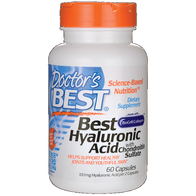 Best Hyaluronic Acid with Chondroitin Sulfate (60 capsules) Doctor's Best
