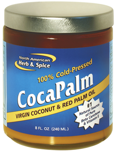 CocaPalm Wild Red Palm Oil-Plus (8 fl oz) North American Herb and Spice