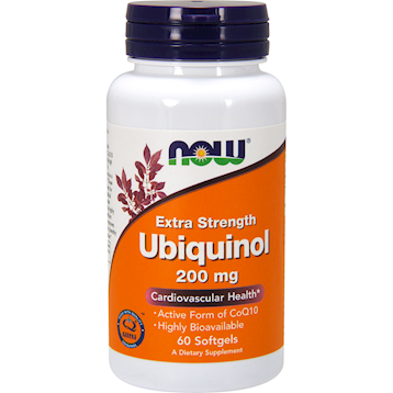 Ubiquinol Extra Strength 200 mg (60 Softgels) NOW Foods