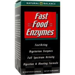 Fast Food Enzymes (90 Veggie Caps) Natural Balance