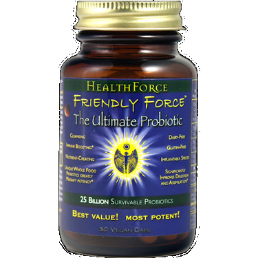 Friendly Force Ultimate Probiotic (30 Vcaps)* HealthForce Nutritionals