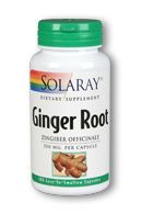 Ginger Root (550 mg, 100 caps) Solaray Vitamins
