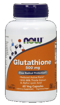 Glutathione 500 mg (60 Vcaps) NOW Foods