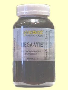 Mega-Vite High Potency (180 Tabs) Seacoast Vitamins