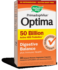 Primadophilus Optima Digestive Balance (50 Billion | 30 delayed release vcaps) Nature's Way