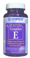 Complete Vitamin E 400IU (60 caps) Metabolic Response Modifiers