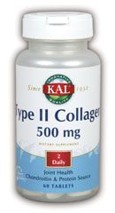 Type 2 Collagen (500mg 60 Tabs) KAL