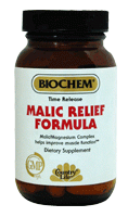 Malic Relief Formula (60 Tabs) Country Life
