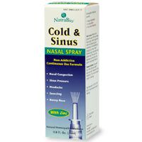 Cold & Sinus Nasal Spray (24 ml) Natra-Bio
